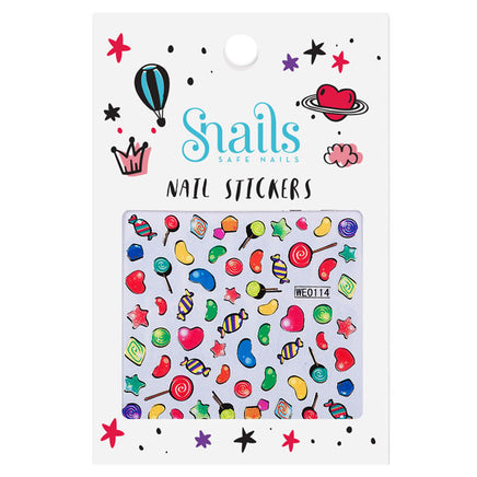 Snails Nail Sticker - Candy Blast - Dreampiece Educational Store