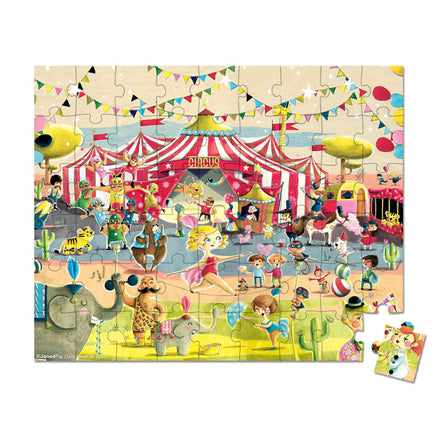 Janod - Circus Suitcase Puzzle - Dreampiece Educational Store