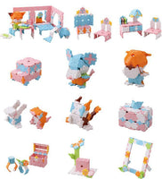 LaQ Sweet Collection CUTE HOUSE - 12 Models, 370 Pieces - Dreampiece Educational Store