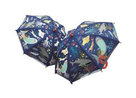 Floss & Rock Colour Changing Umbrella - Deep Sea - Dreampiece Educational Store