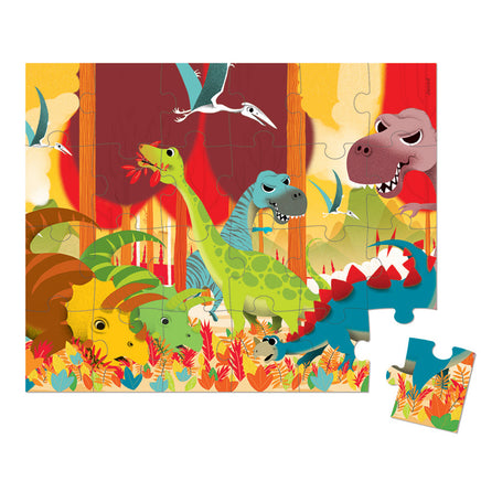 Janod - Dinosaur Suitcase Puzzle - Dreampiece Educational Store