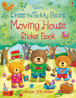 Dress the teddy bears moving house sticker book - Dreampiece Educational Store