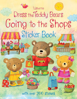 Usborne Dress the Teddy Bears Going to the Shops sticker book - Dreampiece Educational Store