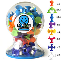 Fat Brain - Squigz Deluxe 50 piece set - Dreampiece Educational Store