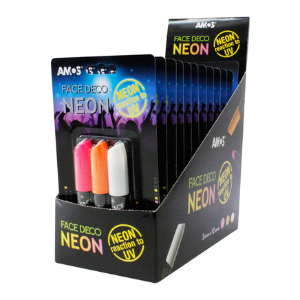 Amos Face Deco Neon 3 Colours Pack - Dreampiece Educational Store