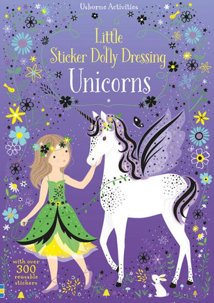 Usborne Little Sticker Dolly Dressing Unicorns - Dreampiece Educational Store