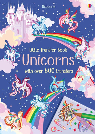 Usborne - Little transfer books unicorns - Dreampiece Educational Store