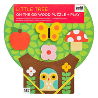 Petit Collage Little Tree Chunky Wood Puzzle