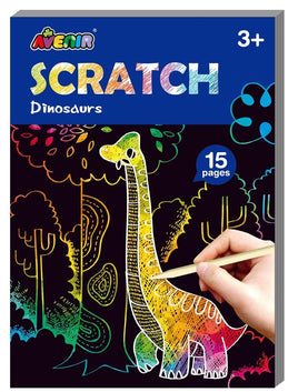 Avenir Mini Scratch Book - Dinosaur