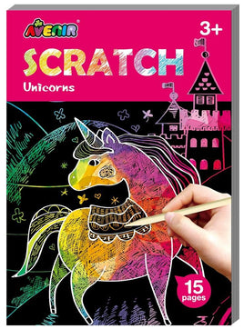 Avenir Mini Scratch Book - Unicorns