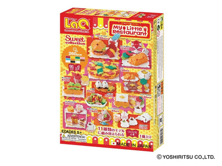 LaQ Sweet Collection MY LITTLE RESTAURANT - 11 Models, 260 pieces - Dreampiece Educational Store
