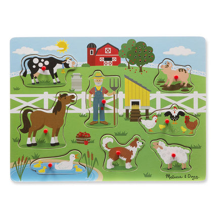 Melissa & Doug- Old MacDonald's Farm Sound Puzzle - Dreampiece Educational Store