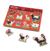 Melissa & Doug- Farm Animals Sound Puzzle - 8 Pieces - Dreampiece Educational Store