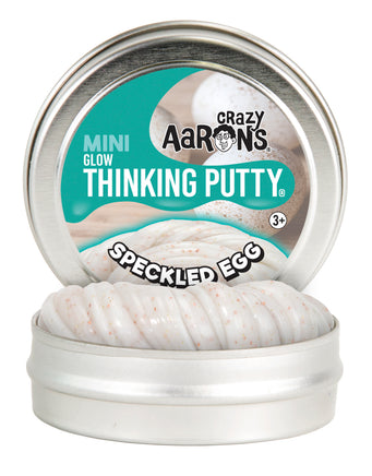 Crazy Aaron's - Speckled Egg Glow Thinking Putty 2" tin - Dreampiece Educational Store
