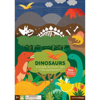 Ensemble d'activités d'autocollants Petit Collage Dinosaures