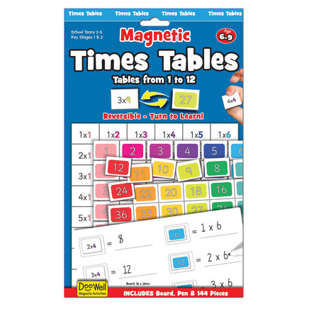 Fiesta Craft - Magnetic Times Table Pack - Dreampiece Educational Store