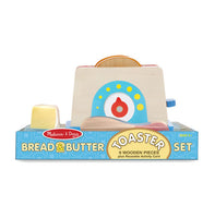 Melissa & Doug: Wooden Bread & Butter Toast Set - Dreampiece Educational Store
