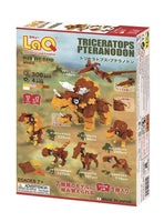 LaQ Dinosaur World TRICERATOPS & PTERANODON - 7 Models, 300 Pieces - Dreampiece Educational Store