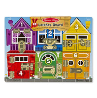 Melissa & Doug: Wooden Latches Board - Dreampiece Educational Store
