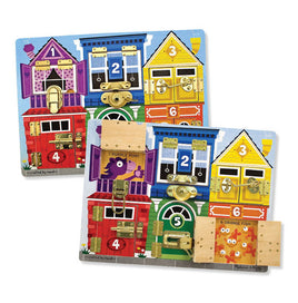 Melissa & Doug: Wooden Latches Board - Dreampiece Educational Store