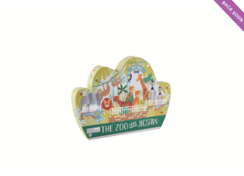 Floss & Rock 80 Pc Shaped Jigsaw Puzzle Zoo